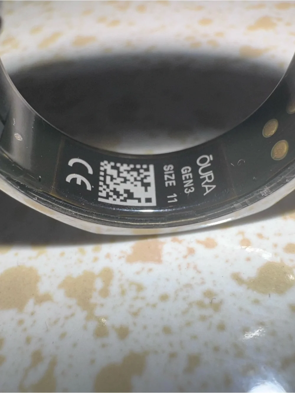 Oura Gen 3 HeritageSmart Ring in Silver-Size 11